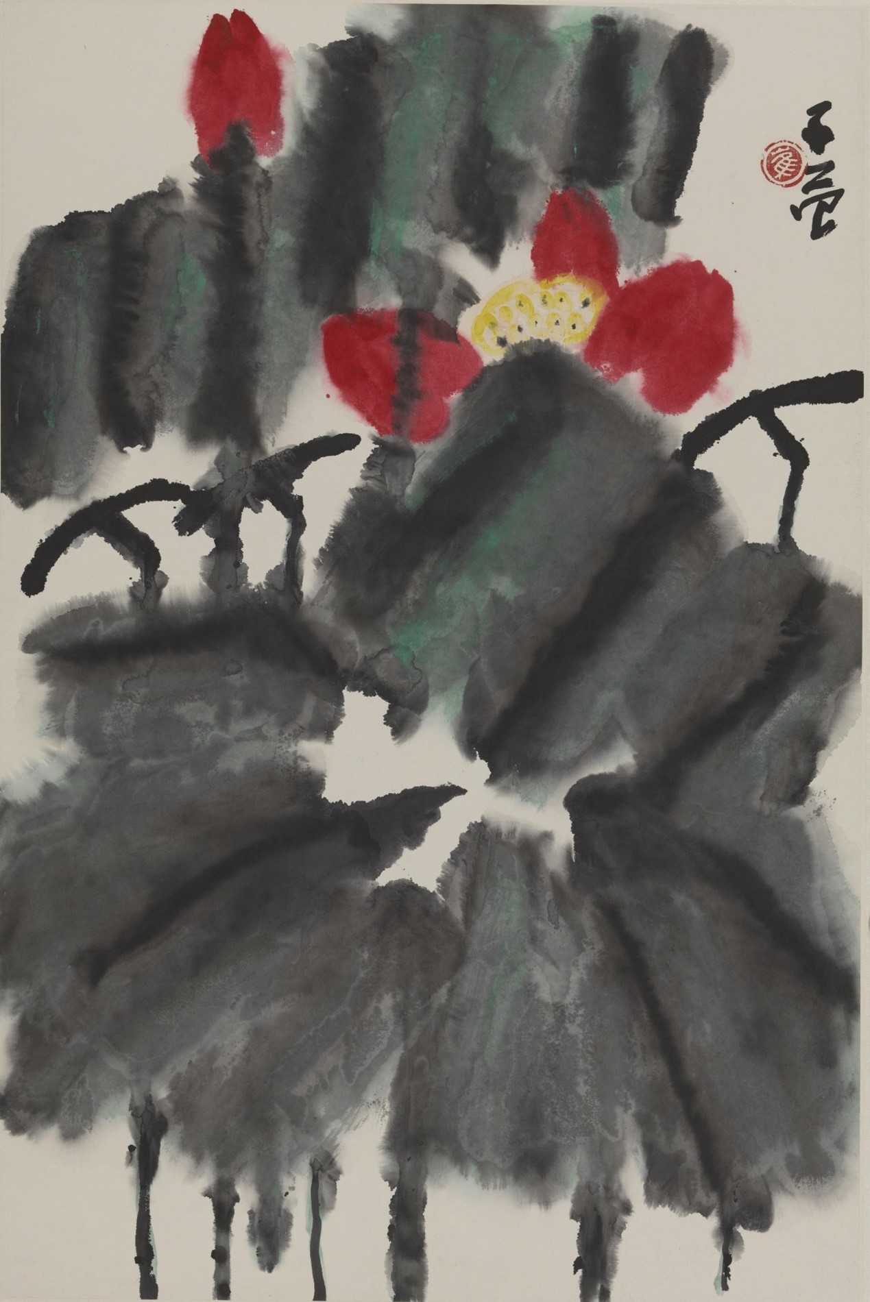 <h2>彩荷</h2><p>作者：崔子范（1915-2011）</p><p>创作年代：1991年</p><p>规格：68cm×45cm</p><p>品类：中国画</p>